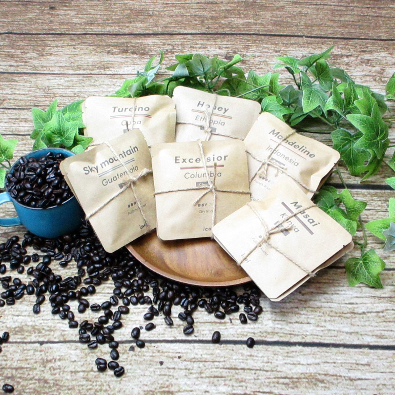 コーヒー豆/粉】コーヒー バラエティパック 12袋（6種類×2袋） - コーヒー通販icoi