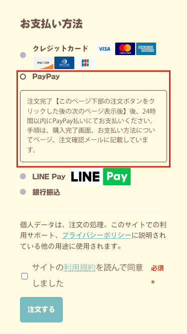 guide sp payment paypay